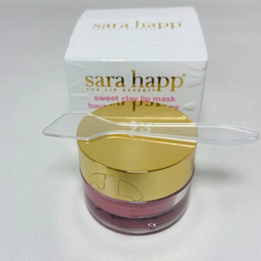 Lot of 2 Sara Happ The Lip Expert Lip Scrub 0.5 oz and‎ LIp Mask 0.47 oz NIB